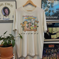 Rare Garfield and Friends Washed White Tee