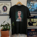 Rare Bridgitte Bardot Washed Black Tee