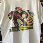 Vintage Picasso Abstract Roller Skater Washed White Tee