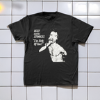 90's Stooges Sick Of You Promo Washed Black T-Shirt